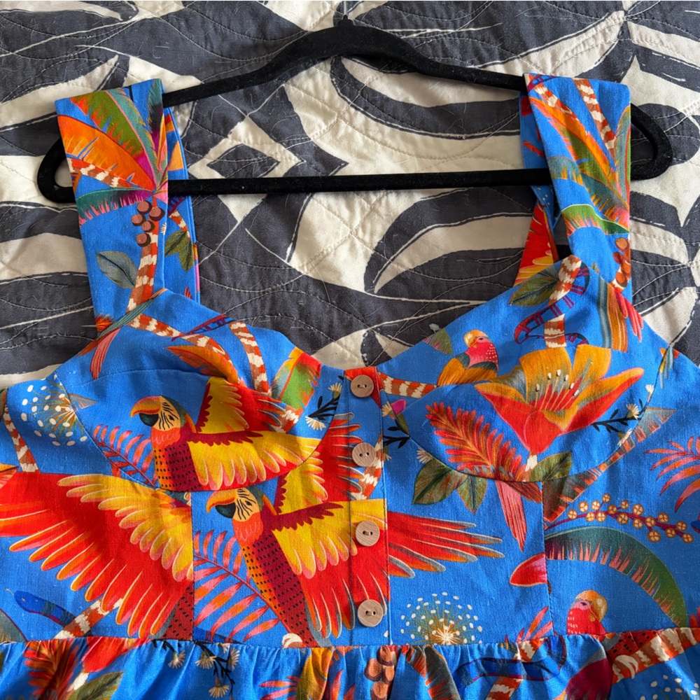 NWT Farm Rio Mini Macaw Party Dress. SZ L 
PLEASE READ Description!!! - Picture 10 of 15